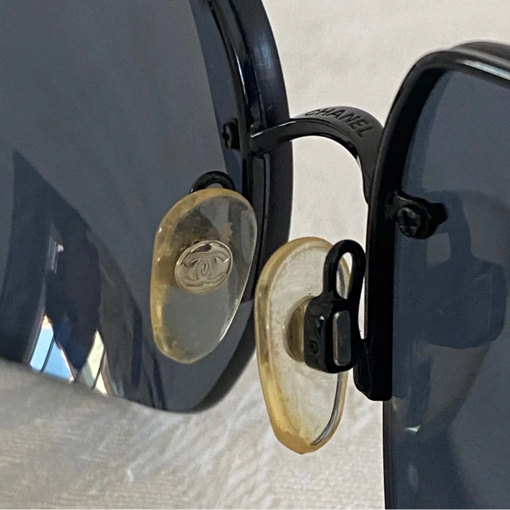 Chanel crystal CC Logo Sunglasses